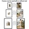 Americanflat Set of 3 Picture Frames - Gallery Wall Set with One 18x24 with 8x10 Mat, One 11x14 with 5x7 Mat and One 9x12 with 4x6 Mat - Black